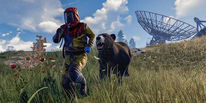 rust player being chased by a bear