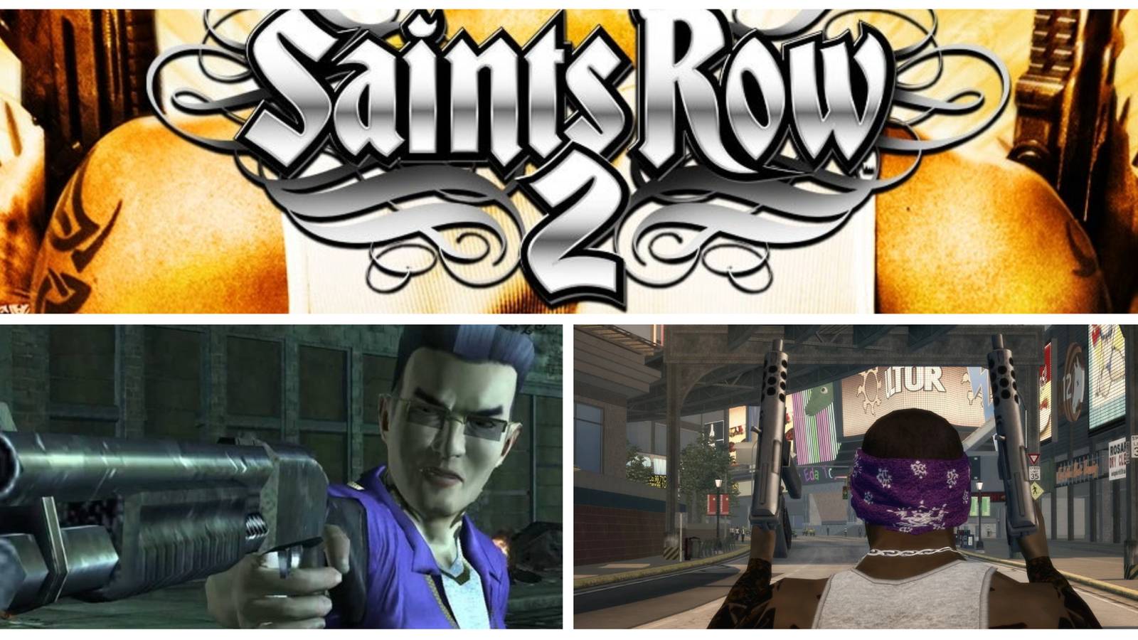 three pictures from saints row 2