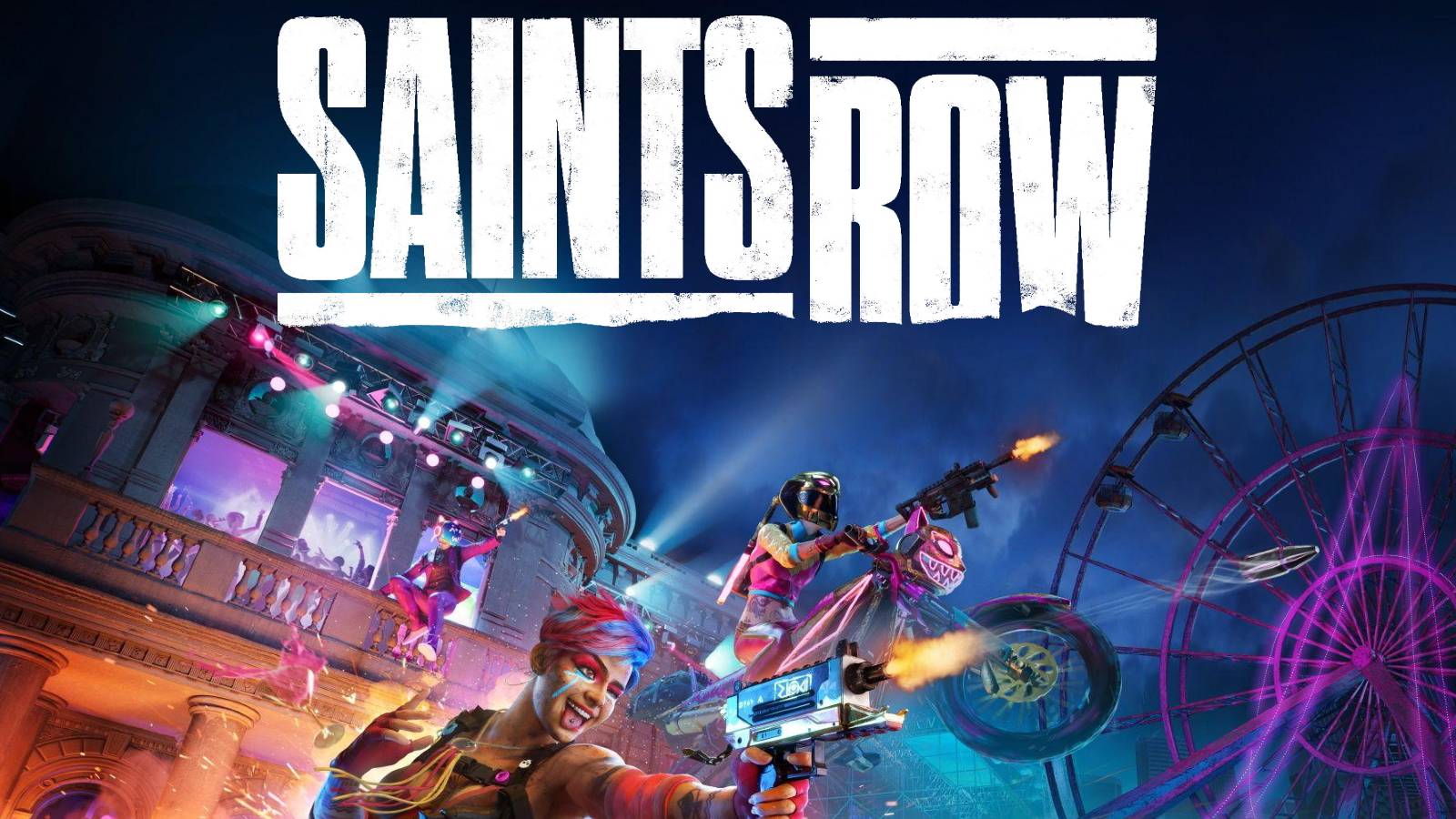 saints row logo idols party ferris wheel