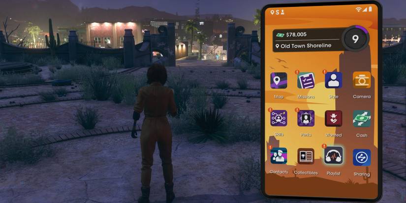 saints row smartphone playlist app