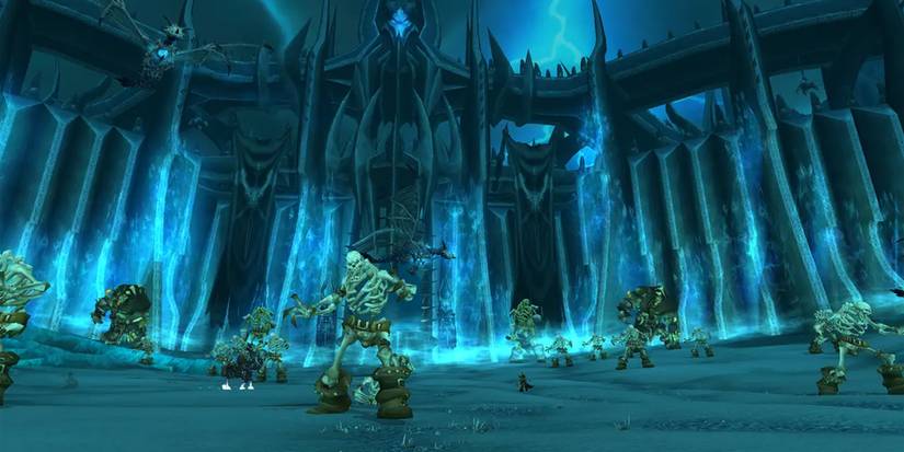 screenshot of the ice crown citadel in wow classic wotlk
