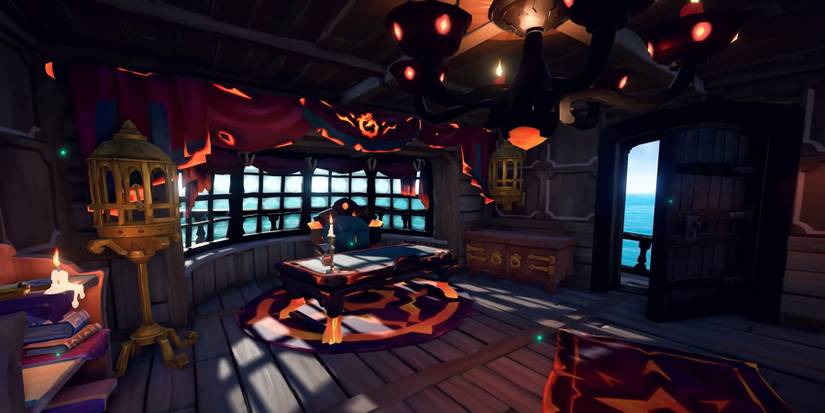 sea of thieves captains quarters
