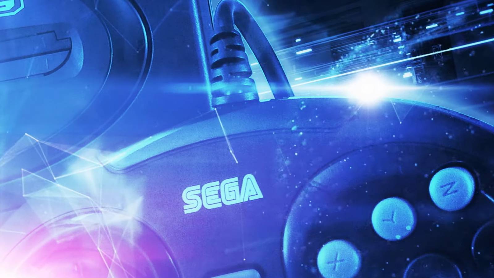 sega genesis mini 2 controller and console