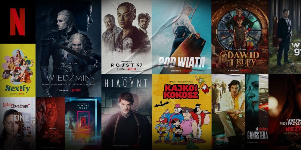 selection of content on netflix