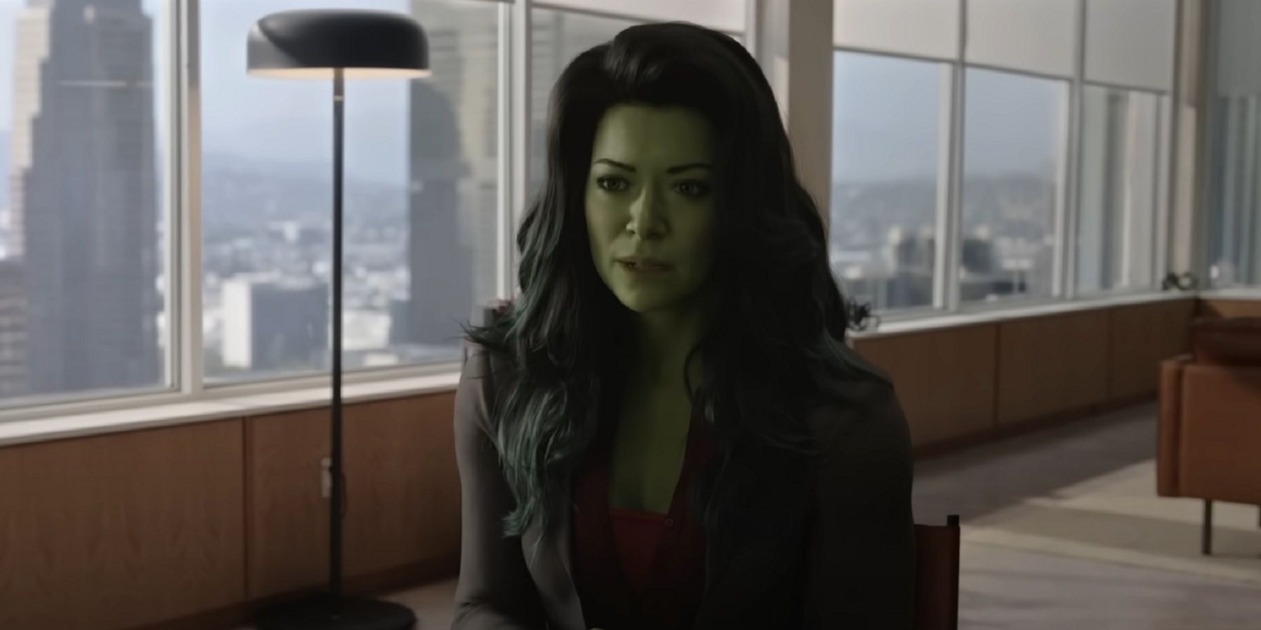 she-hulk sitting in chair