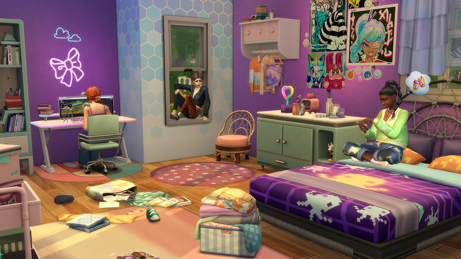 sims 4 high school years homework