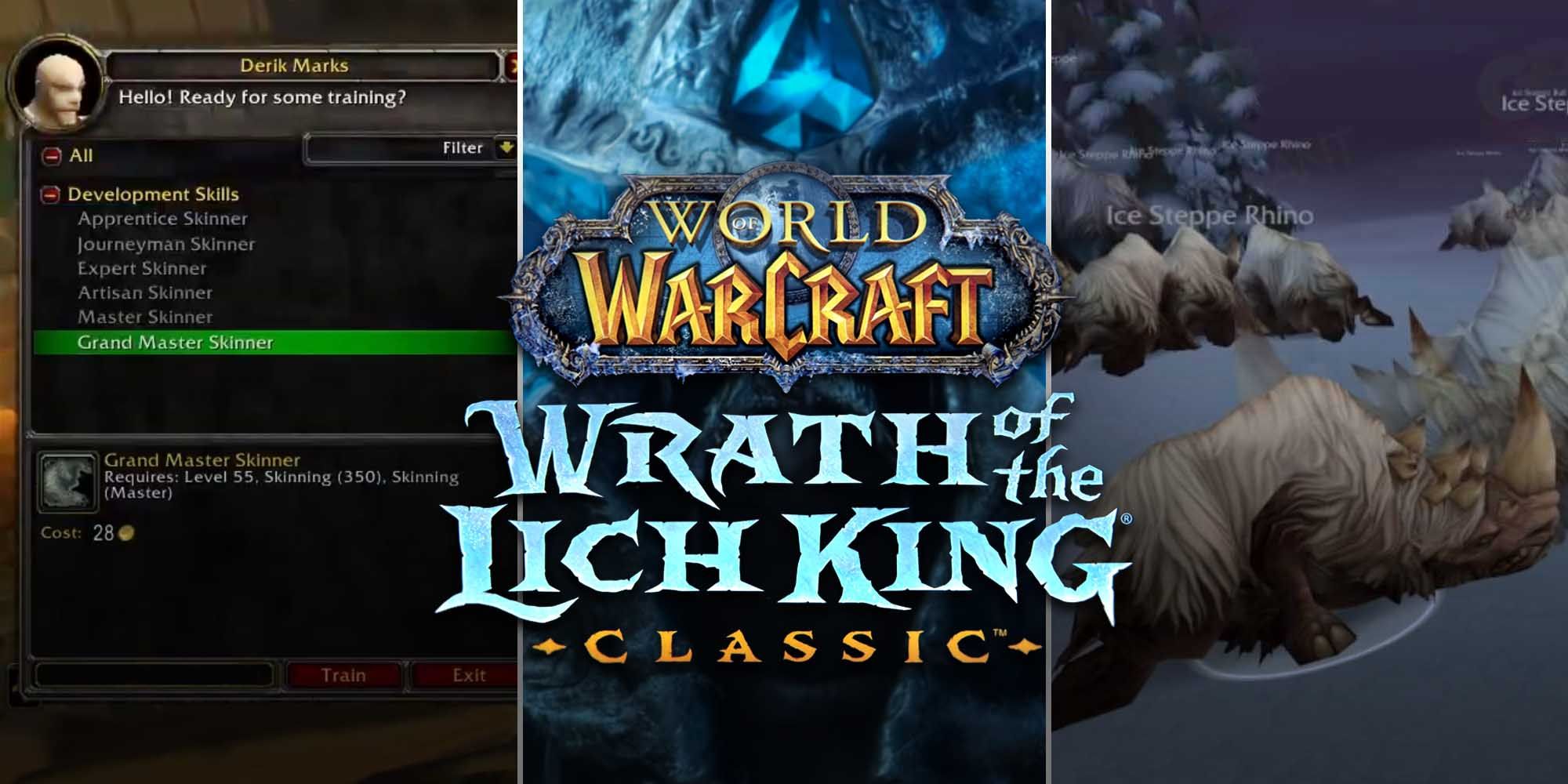 Wow Wrath Classic Skinning Leveling Guide Wotlk