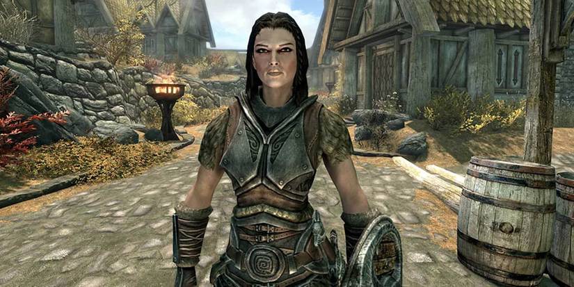 skyrim lydia companion closeup