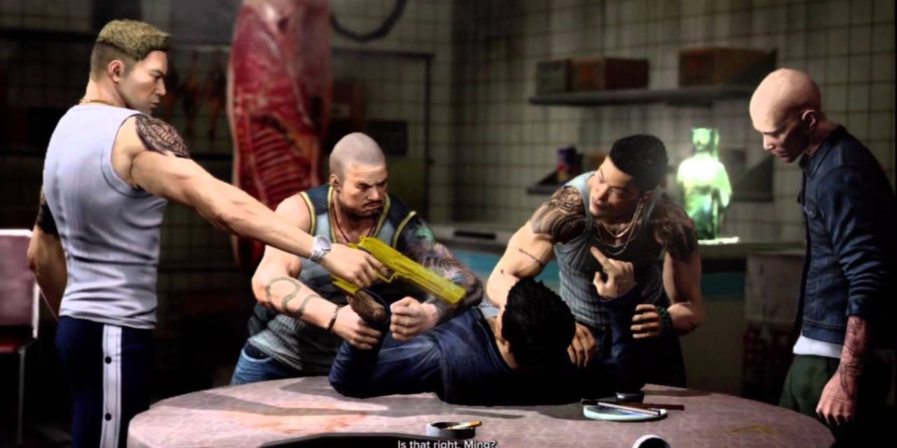 sleeping dogs interrogation scene