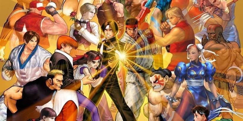 snk vs capcom promo art