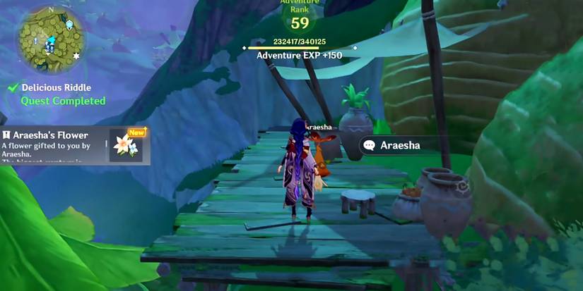 solving the third riddle with araesha in genshin impact