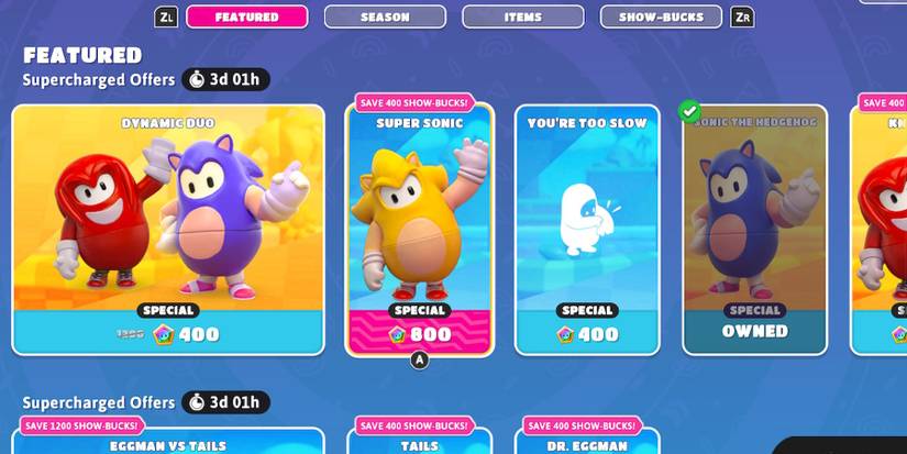 sonic-fall-guys-show-bucks-shop