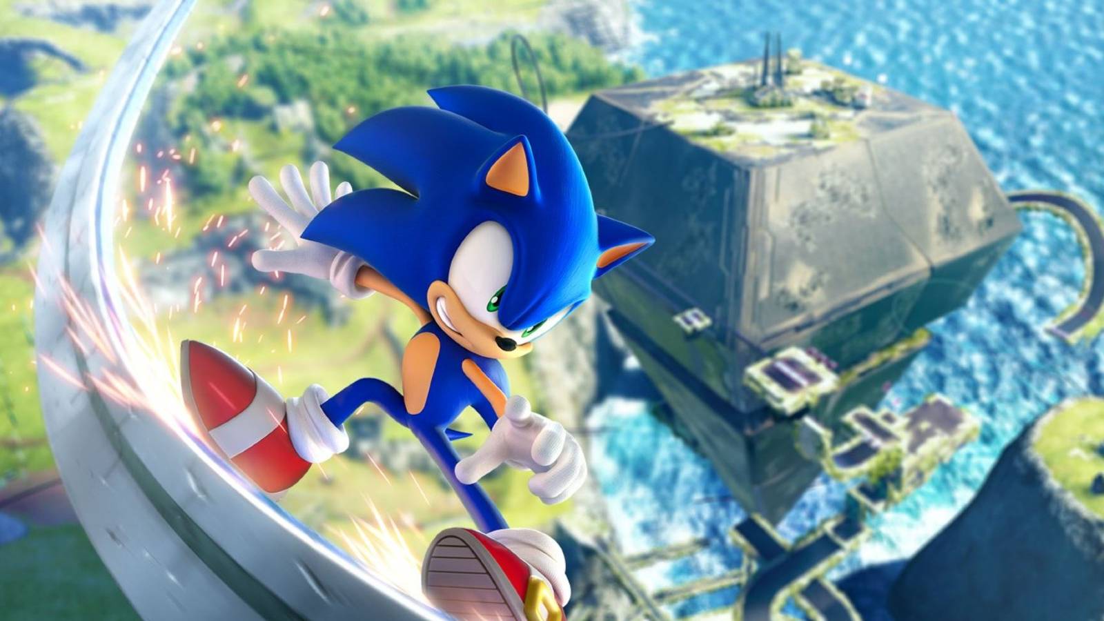 sonic frontiers rail grinding promo art