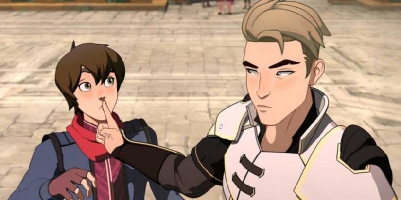 Soren and Callum in The Dragon Prince