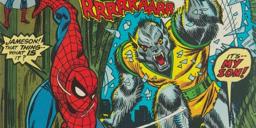 spider-man versus man-wolf