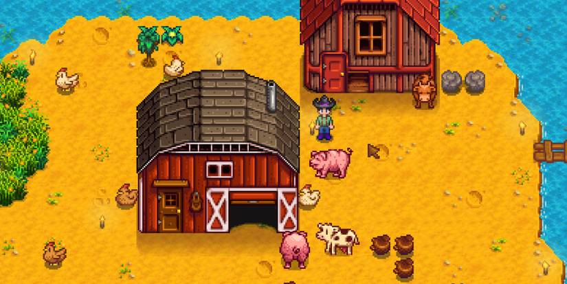 stardew valley barn and coop