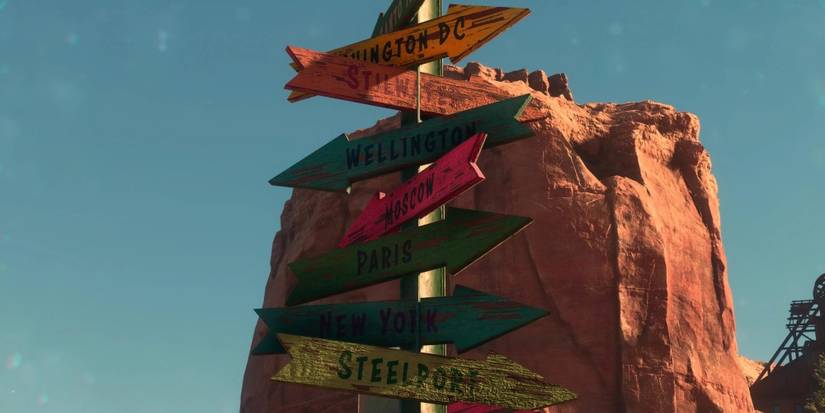 saints row reboot stilwater and steelport direction signs