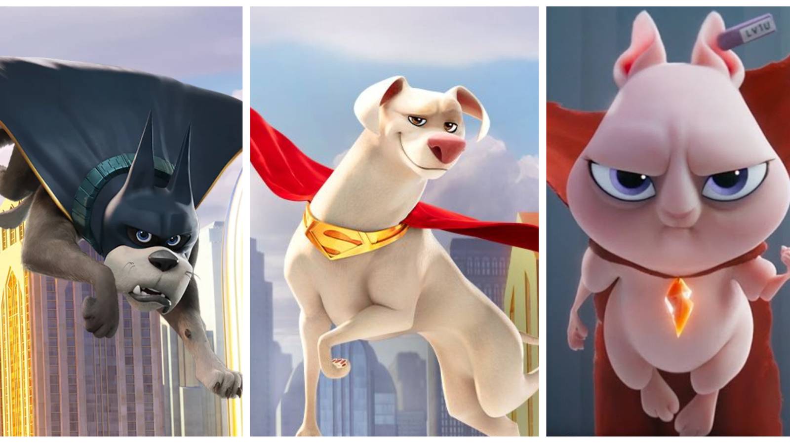 strongest pet from dc league of super-pets, krypto, ace, lulu