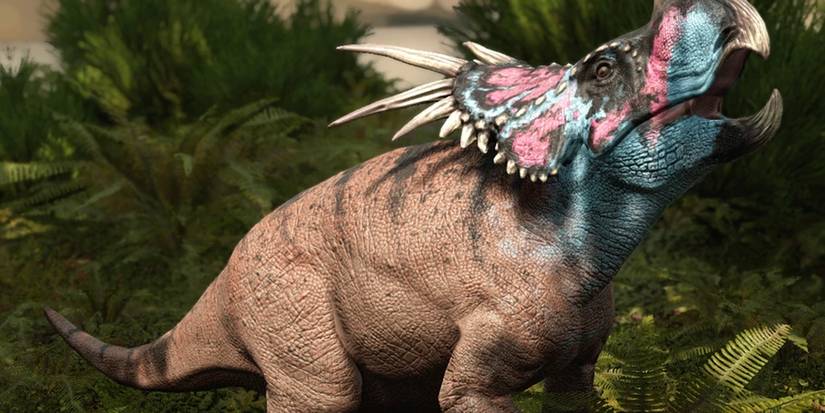 styracosaurus path of titans