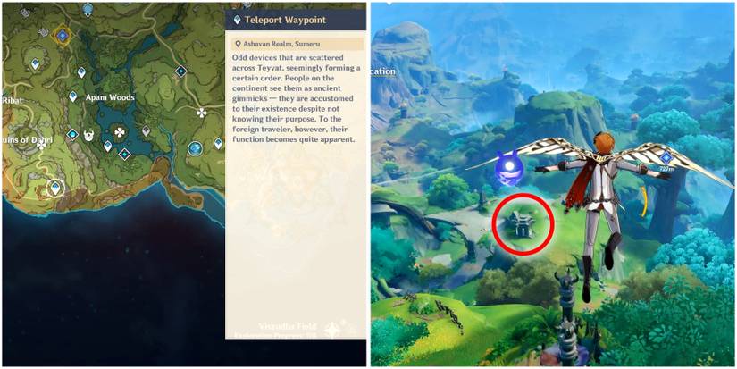 sumeru fourth shrine of depth location in genshin impact