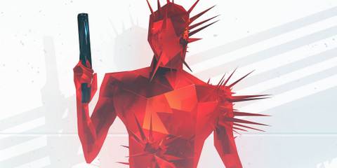 An enemy from Superhot wields a weapon