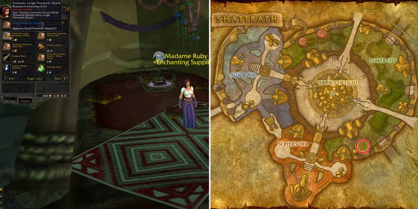 location of madame ruby in world of warcraft wrath classic