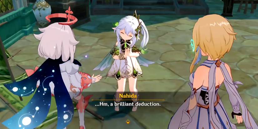 the answers to nahida questions in genshin impact