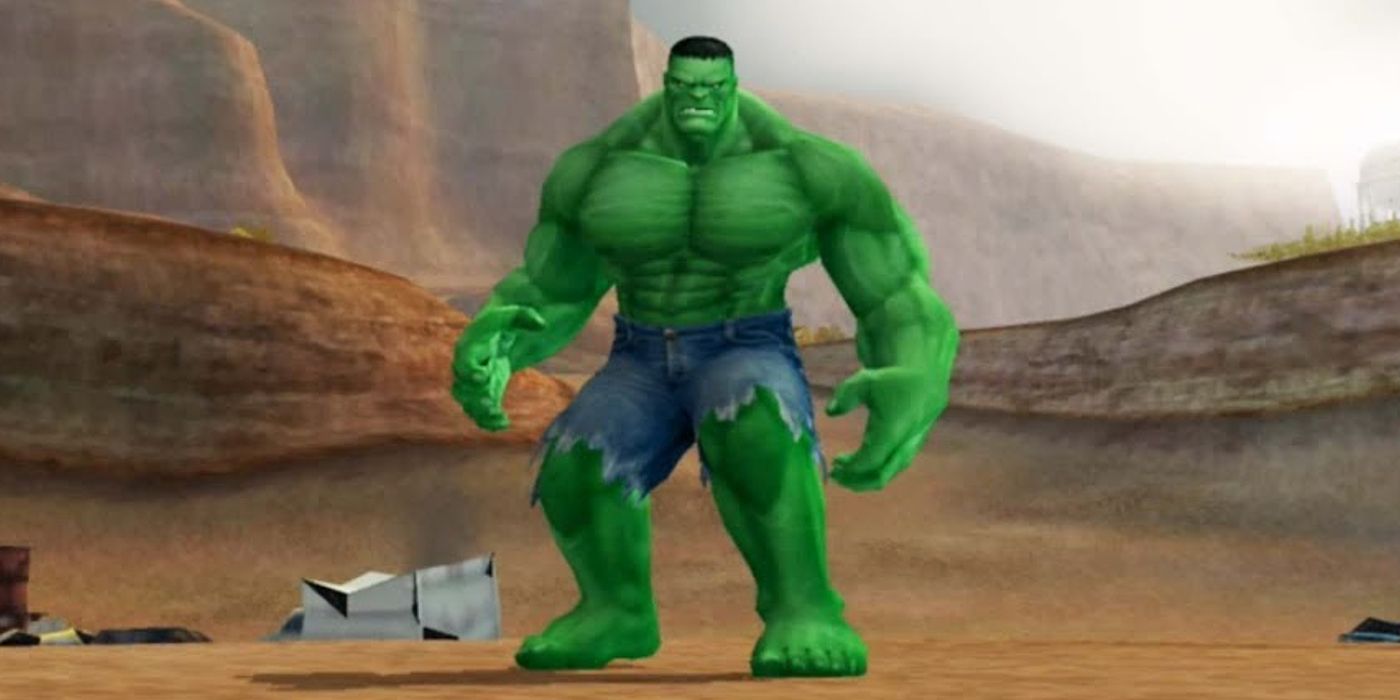 The Incredible Hulk Looking At Camera Ultimate Destruction