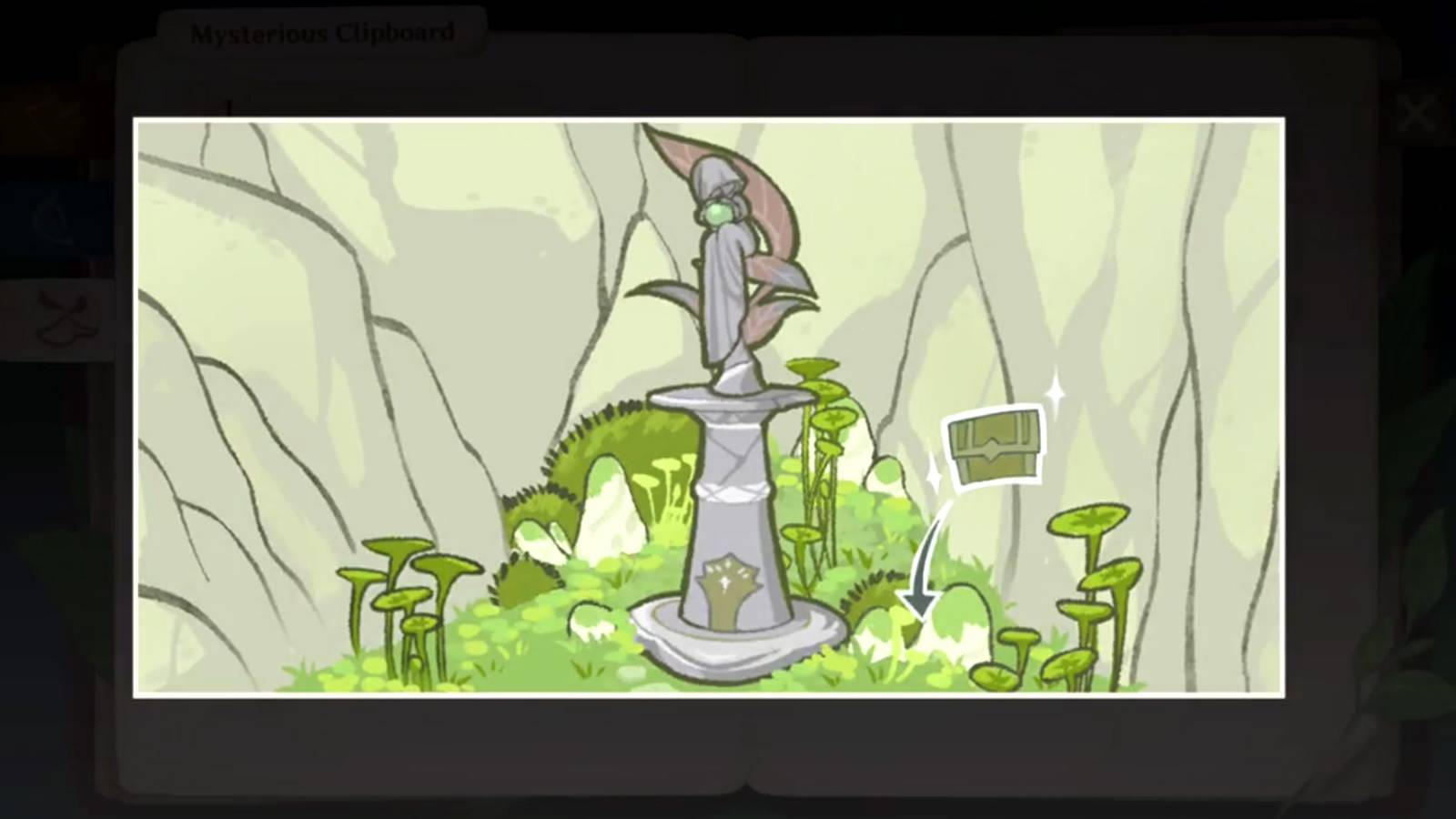 the location shown in the painting in genshin impact