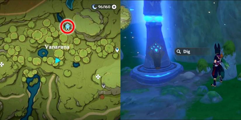 the painting location in genshin impact