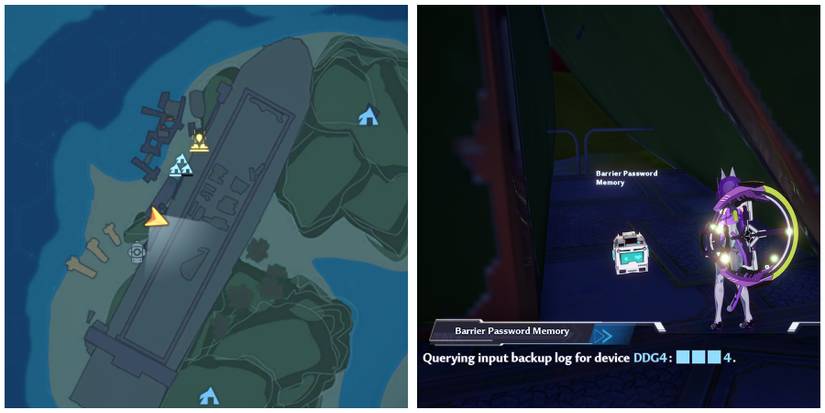 third part of the code location in tower of fantasy