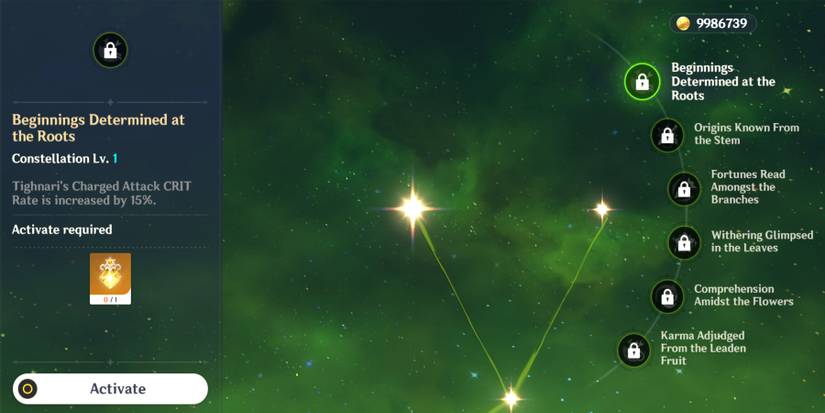 tighnari constellation c1 in genshin impact