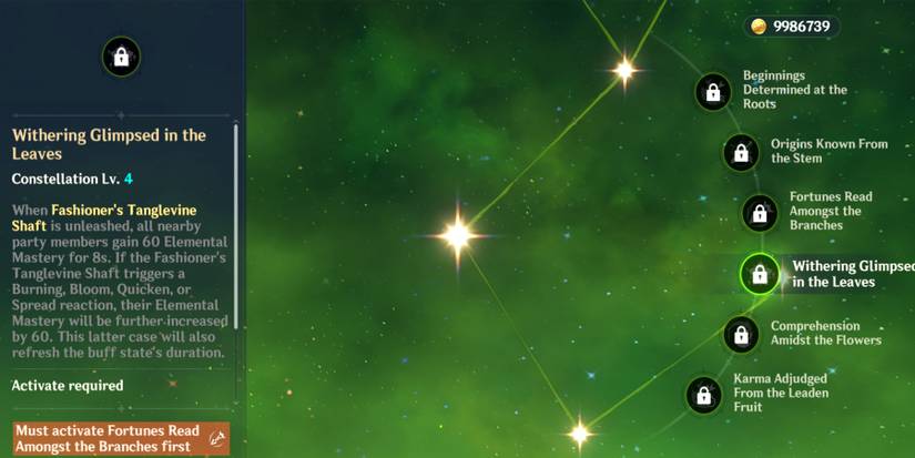 tighnari constellation c4 in genshin impact