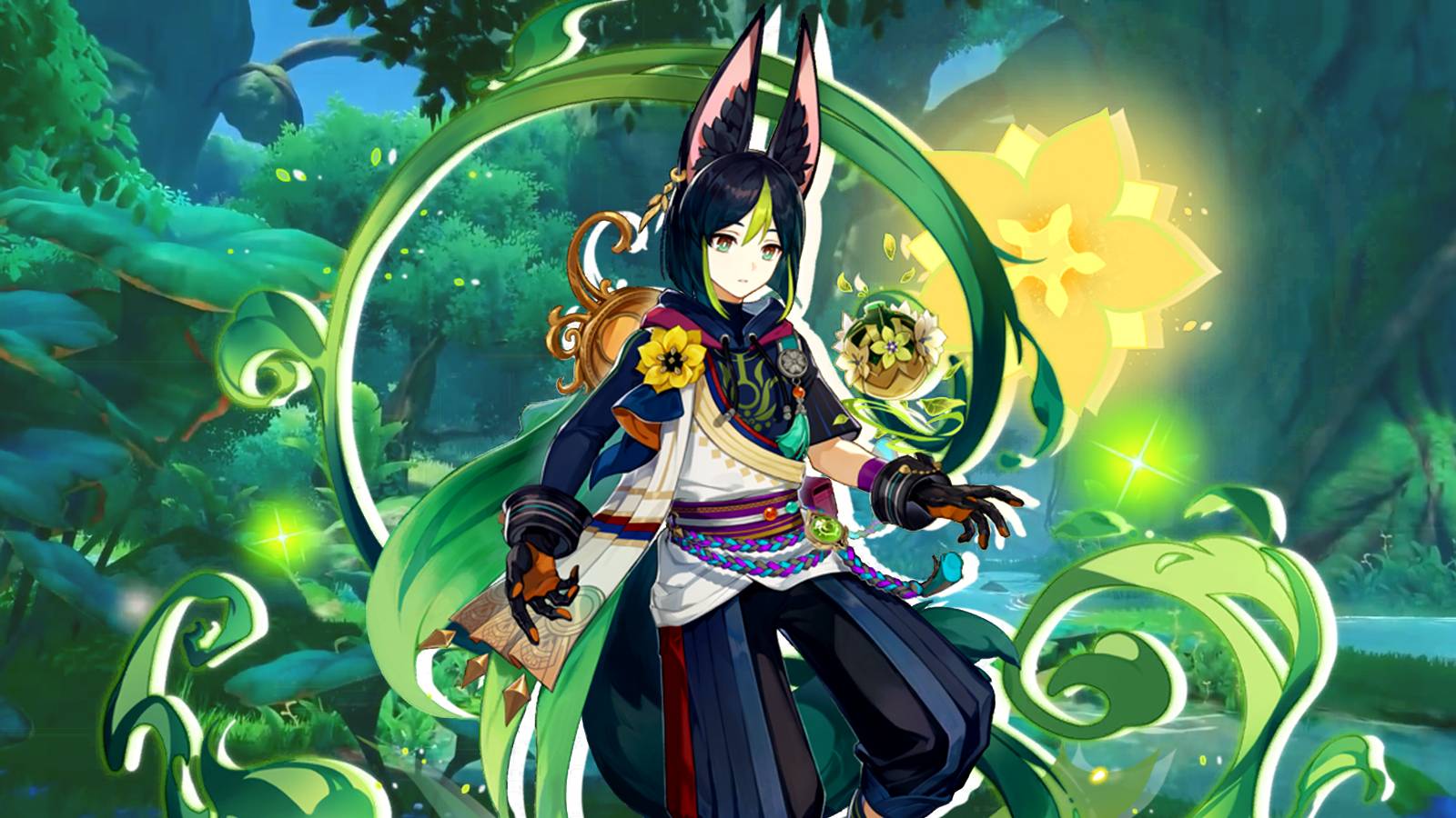 tighnari in sumeru in genshin impact