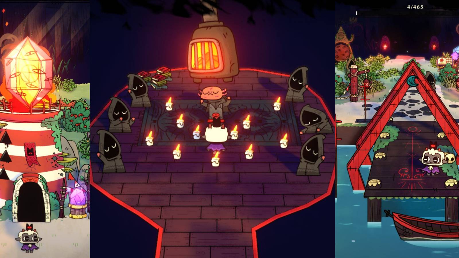 title split image Guide to Pilgrim's Passage Cult of the Lamb