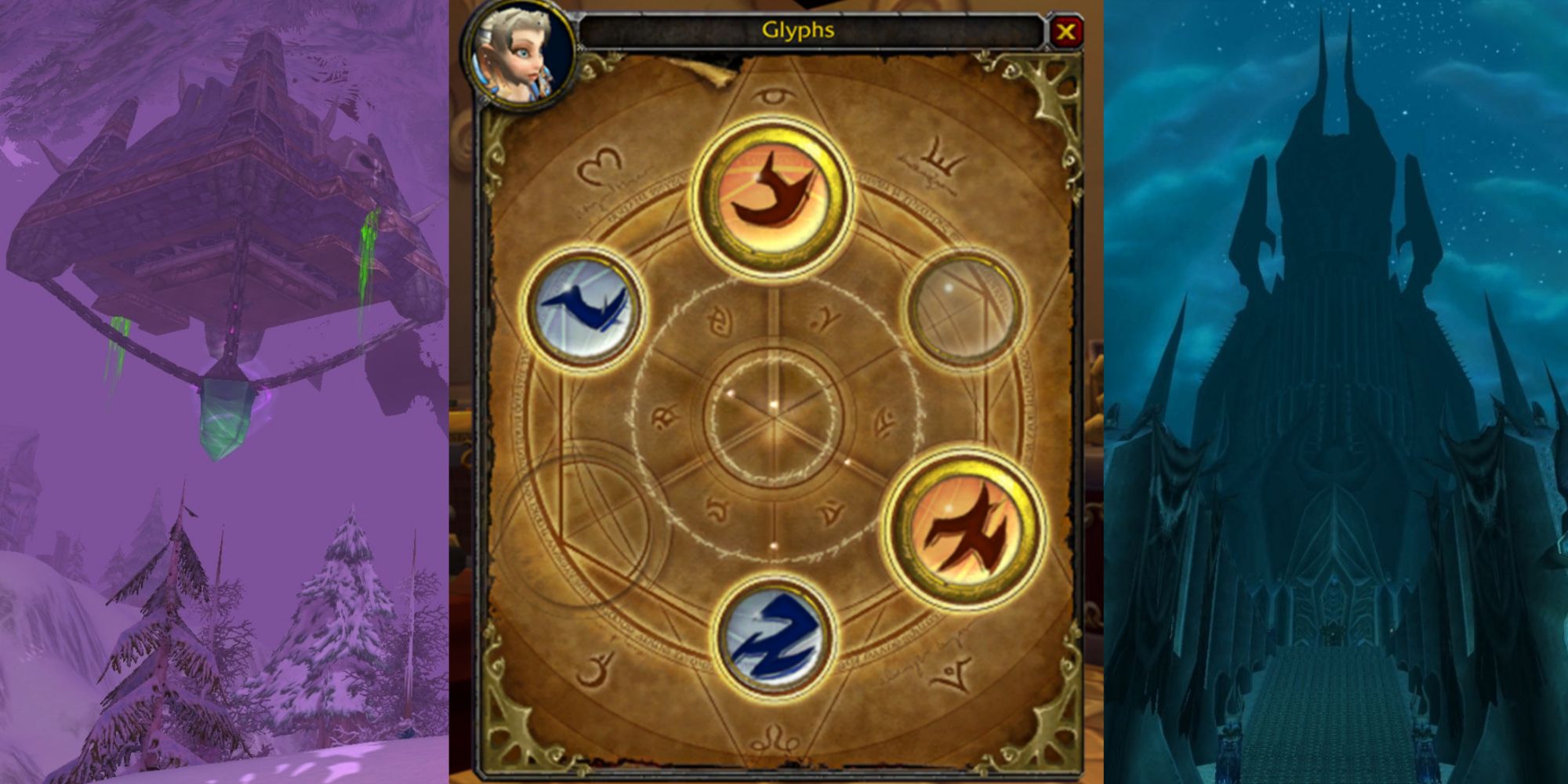 title split image scourge invasion glyphs for inscription the citadel in northrend