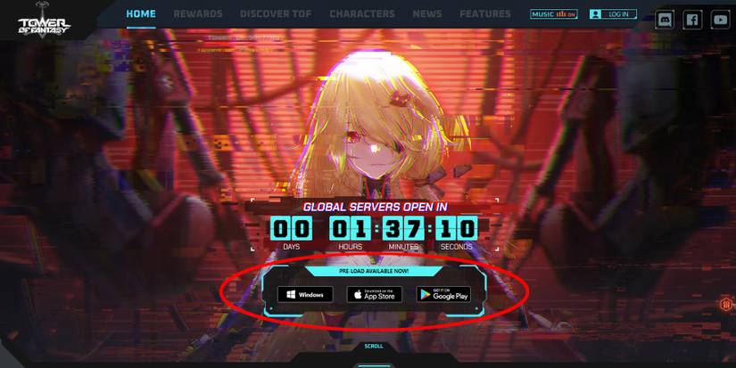 tower of fantasy how to download