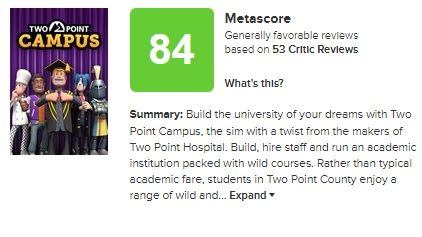 two point campus metacritic score