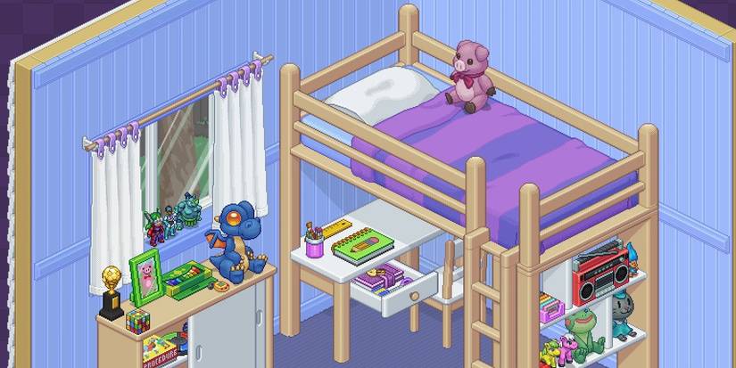 Stuffed toys in Unpacking