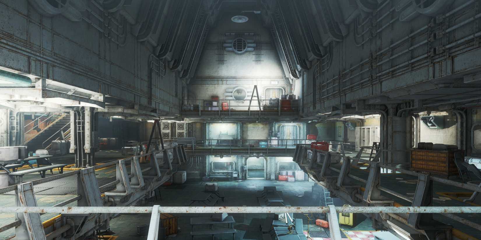 A large vault stands abandoned