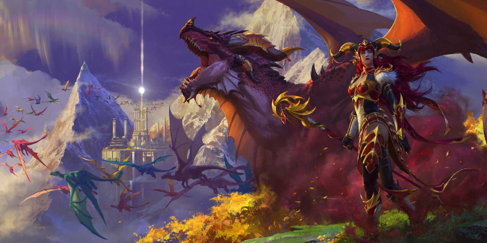 dragonflight key art alexstraza