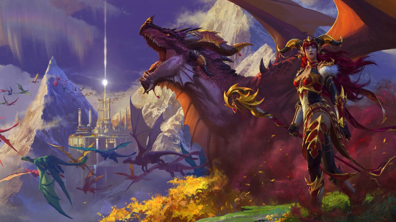 dragonflight key art alexstraza