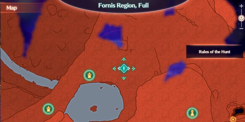 xenoblade 3 Easel's location on the map