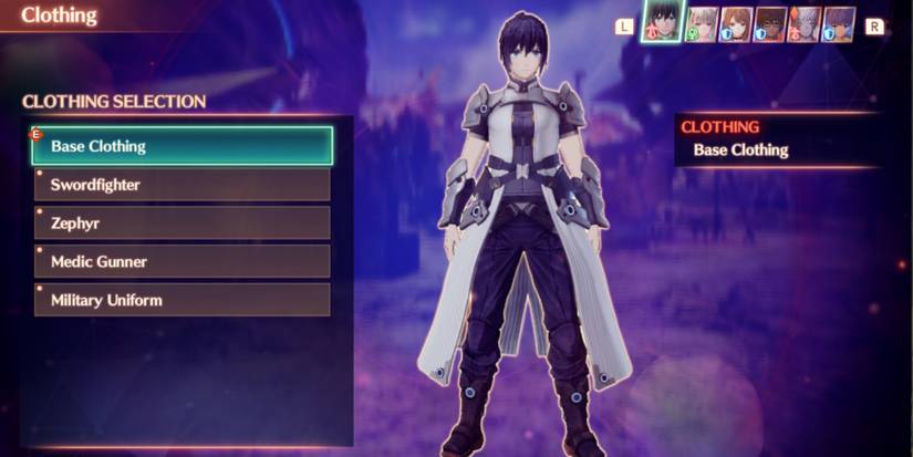 xenoblade 3 Noah wearing a variation of Ethel's outfit