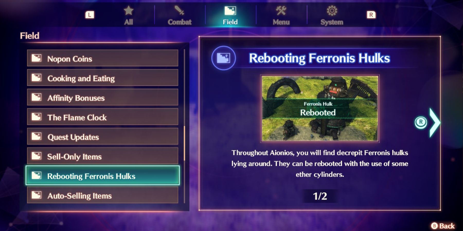 xenoblade 3 brief explanation for rebooting Ferronis Husks