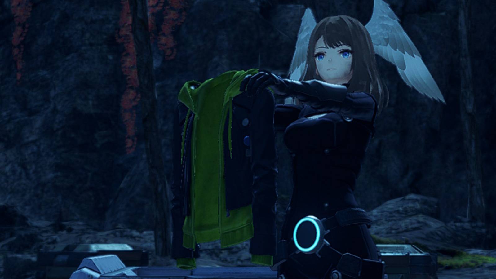 xenoblade 3 discovering new clothes with Eunie 