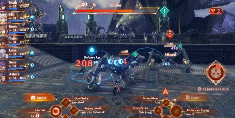 xenoblade 3 fighting Clads team