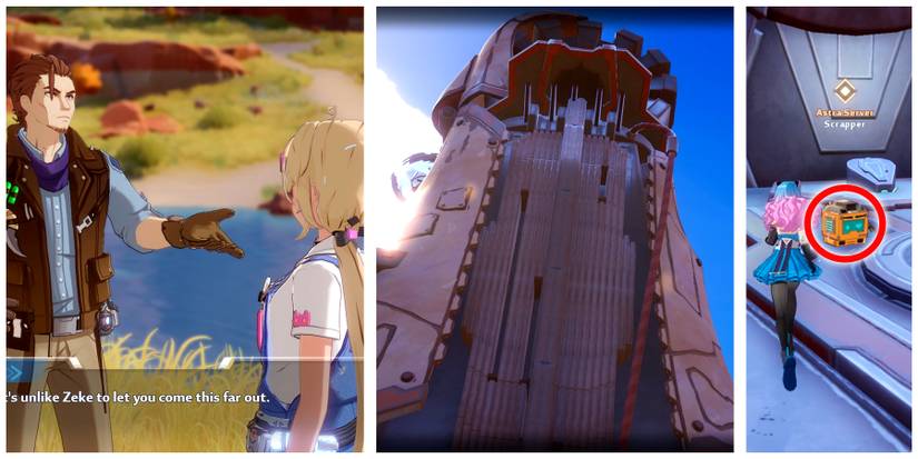 zeke, shirli, and the scapper location in tower of fantasy