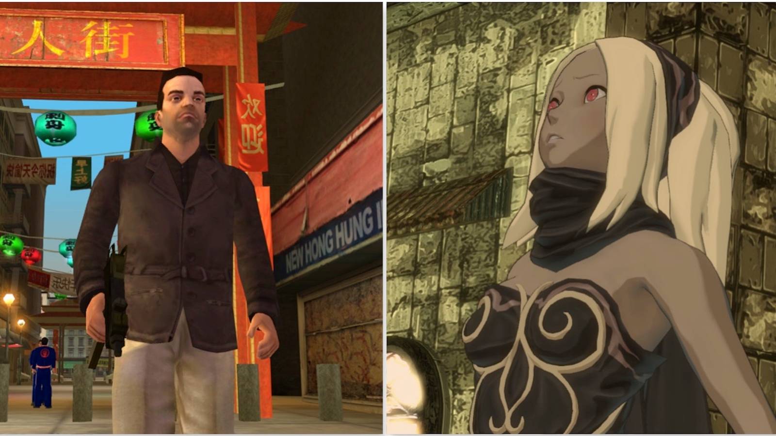 Toni Grand Theft Auto Liberty City Stories and Kat in Gravity Rush