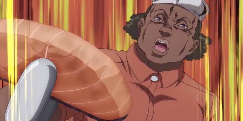 The lunch lady in Jojo’s Bizarre Adventure Stone Ocean Part 2